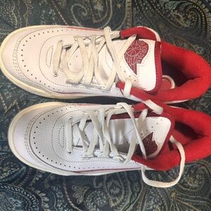 Jordan Kids Sneakers White and Red